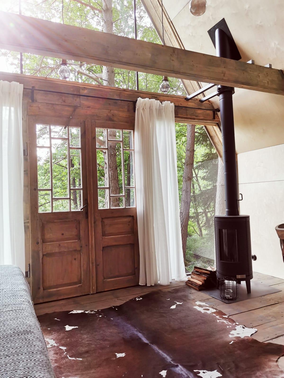 Hygge chata, hotel kouty, glamping, luxusní dovolená Hygge chata