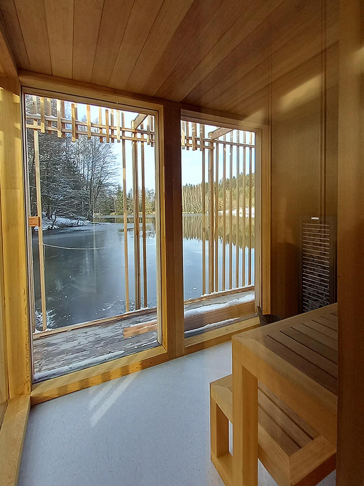 plovoucí sauna