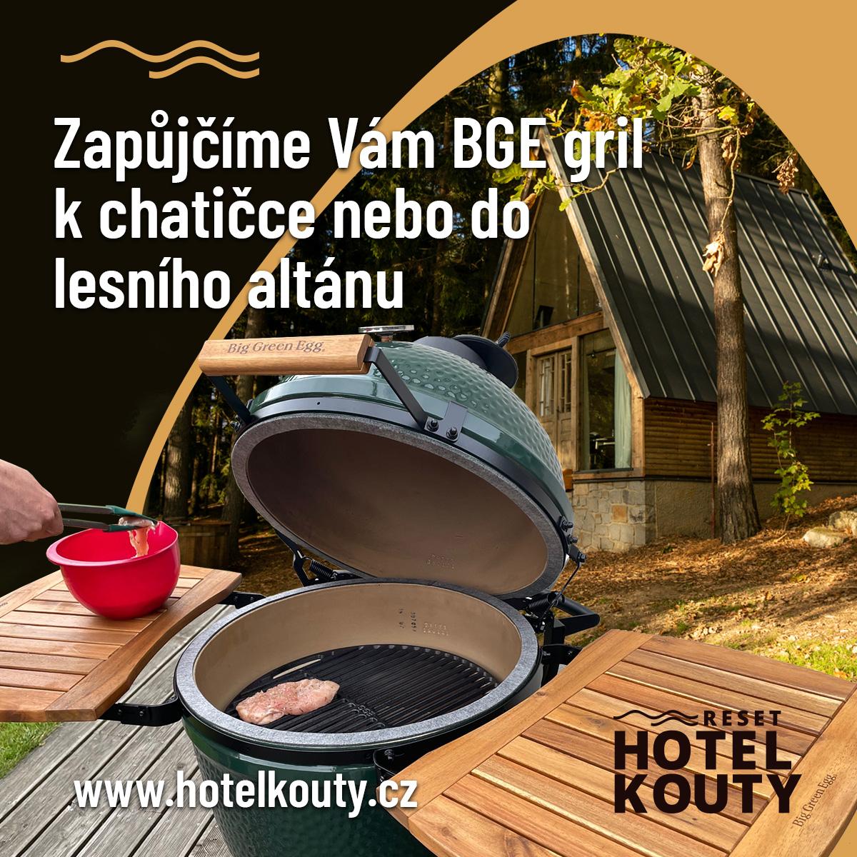 Grilovací balíček na ikonickém grilu Big Green Egg Grilovací balíček na ikonickém grilu Big Green Egg